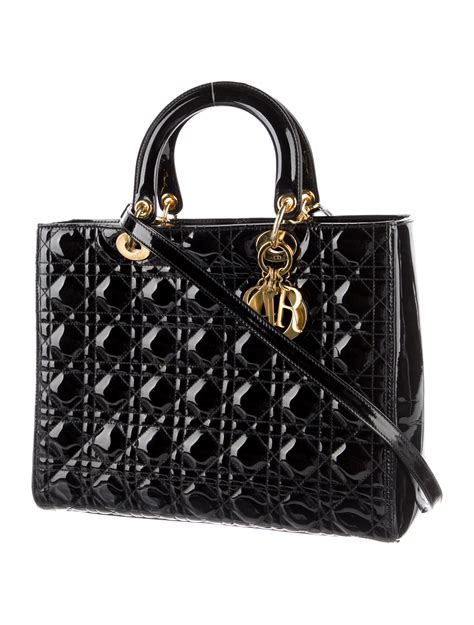 lady dior large patent|dior designer handbags sale.